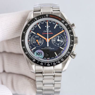 Omega Speedmaster 9900 Movement Chronograph 316L Steel Black Watch